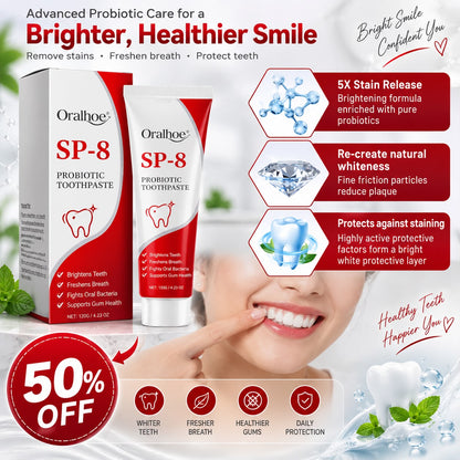 Probiotic Care for Brighter Teeth & Fresher Breath