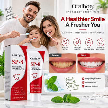 Probiotic Care for Brighter Teeth & Fresher Breath